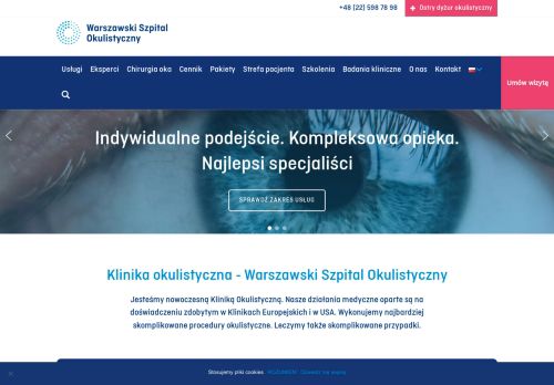 WARSZAWSKI SZPITAL OKULISTYCZNY SPÓŁKA Z OGRANICZONĄ ODPOWIEDZIALNOŚCIĄ