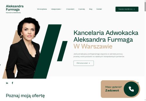 Kancelaria Adwokacka Adwokat Aleksandra Furmaga